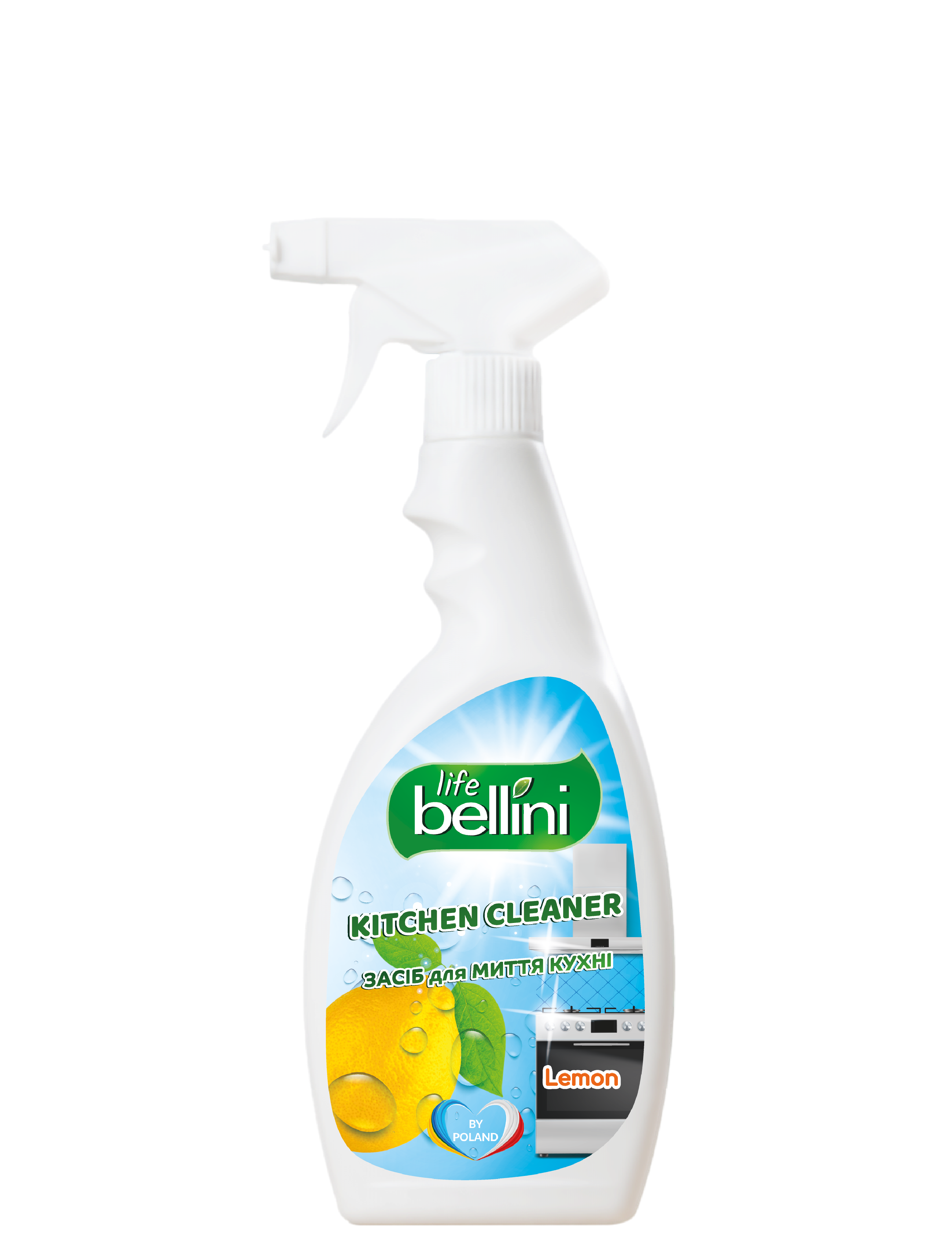 Засіб для миття кухні BELLINI LIFE, з ароматом лимону, 500мл